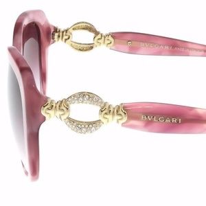 Bvlgari Womens Pink Sunglasses